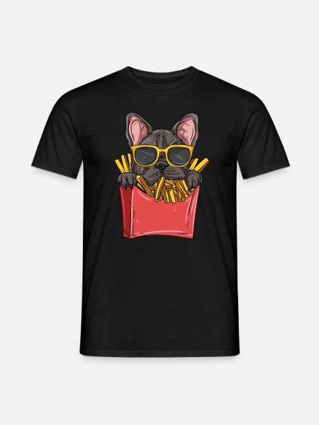 French Bulldog - Men's T-Shirt - black