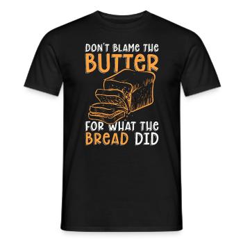 Ketogenic Diet Don't Blame The Ketosis Keto Lover - Men's T-Shirt - black - Front - AI Model Male 178 light (178cm)