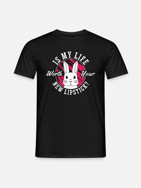 Animal Welfare Is My Life Worth Your Animal Rescue - Männer T-Shirt - Schwarz