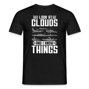 Meteorology I Look At The Forecast Meteorologist - Männer T-Shirt - Schwarz - Vorne - AI Model Male 178 light (178cm)