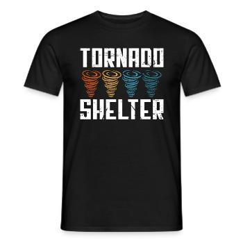 Tornadoes Tornado Shelter Hurricane Tornado Chaser - Männer T-Shirt - Schwarz - Vorne - AI Model Male 178 light (178cm)