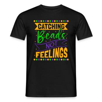 Beading Catching Beads Not Beadwork Jewelry Beader - Men's T-Shirt - black - Front - AI Model Male 178 light (178cm)