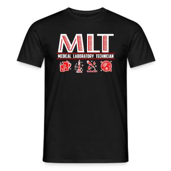 Lab Technician Medical Laboratory Science Medical - Männer T-Shirt - Schwarz - Vorne - AI Model Male 178 light (178cm)