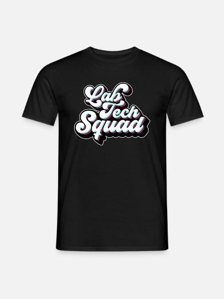 Lab Technician Lab Tech Squad Clinical Laboratory - Männer T-Shirt - Schwarz