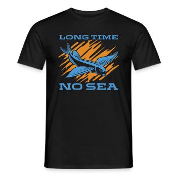 Biologie marine Longtemps Pas d’animaux sous-marins marins - T-shirt homme - noir - Devant - AI Model Male 178 light (178cm)