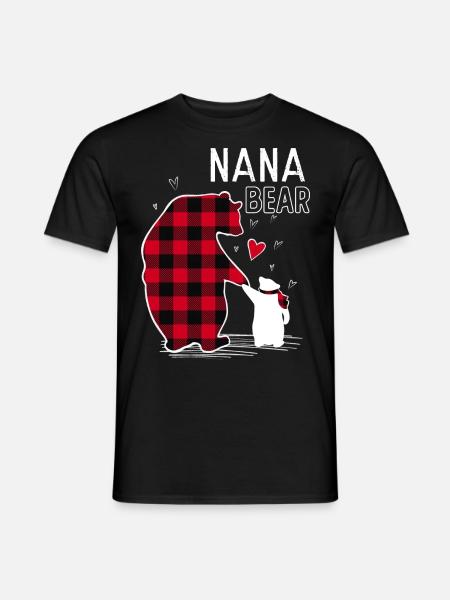 Nana Bear - Men's T-Shirt - black