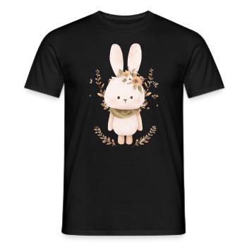Easter - Men's T-Shirt - black - Front - AI Model Male 178 light (178cm)