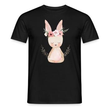 Cute Easter - Men's T-Shirt - black - Front - AI Model Male 178 light (178cm)