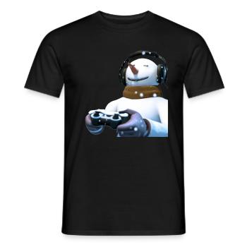 Gamer Gaming Gamers - Men's T-Shirt - black - Front - AI Model Male 178 light (178cm)