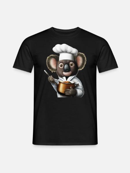 Chef Koala - T-shirt homme - noir