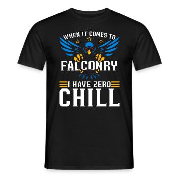 Falconry When It Comes Bird Hunting Sport Falconer - Männer T-Shirt - Schwarz - Vorne - AI Model Male 178 light (178cm)