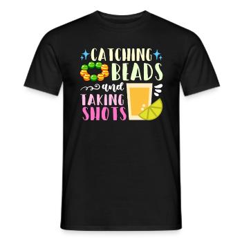 Beading Catching Beads And Jewelry Making Beader - Men's T-Shirt - black - Front - AI Model Male 178 light (178cm)