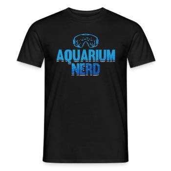 Marine Biology Aquarium Nerd Underwater Science - Men's T-Shirt - black - Front - AI Model Male 178 light (178cm)