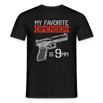 Gunsmith My Favorite Dimension Gun Fixer Gunsmiths - Männer T-Shirt - Schwarz - Vorne - AI Model Male 178 light (178cm)