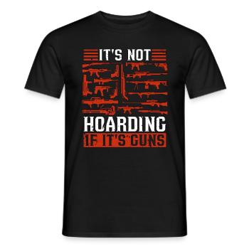 Armurier Ce n’est pas thésauriser si les armuriers fixeurs - T-shirt homme - noir - Devant - AI Model Male 178 light (178cm)