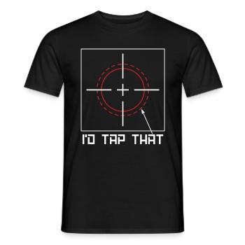 Machiniste Je taperais sur ce tour Machinistes - T-shirt homme - noir - Devant - AI Model Male 178 light (178cm)