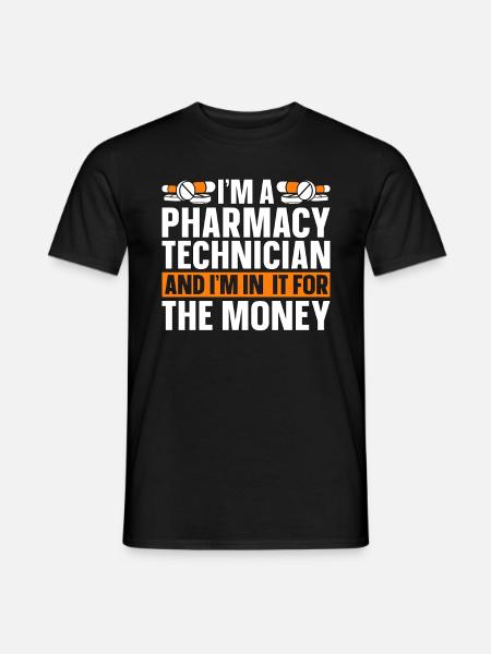 Pharmacy Technician Technician Pharmacy Gift - Men's T-Shirt - black