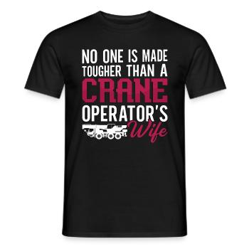 Grutier Grutier Opérateur de grue Travailleur de la construction Cadeau - T-shirt homme - noir - Devant - AI Model Male 178 light (178cm)