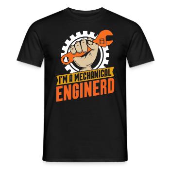 Je suis un ingénieur mécanicien de voiture - T-shirt homme - noir - Devant - AI Model Male 178 light (178cm)