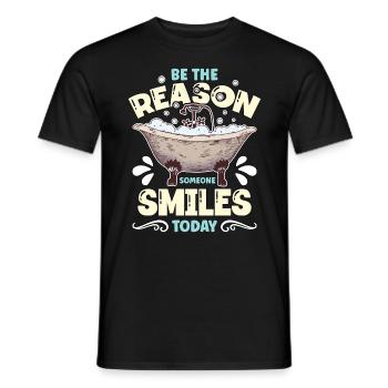 Soapmaking Be The Reason Someone Soaper Soap Maker - Männer T-Shirt - Schwarz - Vorne - AI Model Male 178 light (178cm)