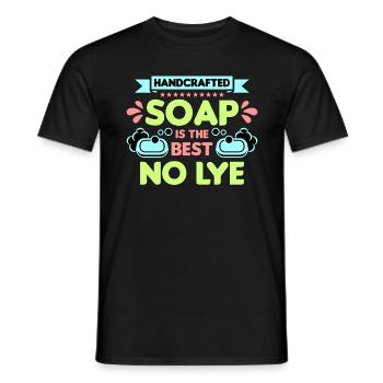 Soapmaking Handcrafted Soap Is Soapers Soap Maker - Männer T-Shirt - Schwarz - Vorne - AI Model Male 178 light (178cm)