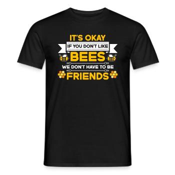 Beekeeping It's Okay If You Apiculturist Beekeeper - Männer T-Shirt - Schwarz - Vorne - AI Model Male 178 light (178cm)
