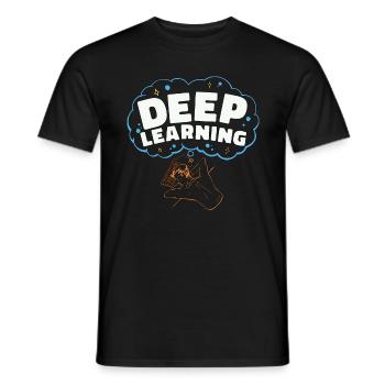 Artificial Intelligence Deep Learning Programmer - Männer T-Shirt - Schwarz - Vorne - AI Model Male 178 light (178cm)