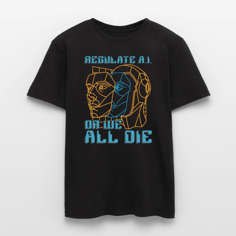Artificial Intelligence Regulate A.I Or Programmer Men's T-Shirt