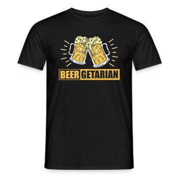 Beer Brewing Beergetarian Home Brewer Beer Brewer - Männer T-Shirt - Schwarz - Vorne - AI Model Male 178 light (178cm)
