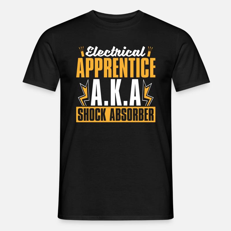 Electrical Engineering Electrical Apprentice A.K.A - Men's T-Shirt - black