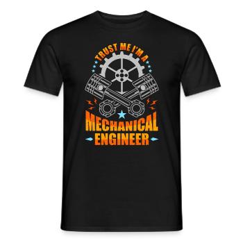 Mechanical Engineering Trust Me I'm Civil Engineer - Männer T-Shirt - Schwarz - Vorne - AI Model Male 178 light (178cm)