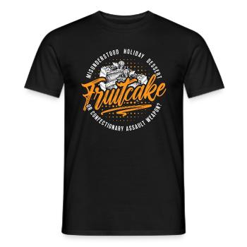 Fruitcake Misunderstood Holiday Dessert Cooking - Männer T-Shirt - Schwarz - Vorne - AI Model Male 178 light (178cm)