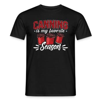 La mise en conserve est ma saison préférée Homesteader Canner - T-shirt homme - noir - Devant - AI Model Male 178 light (178cm)