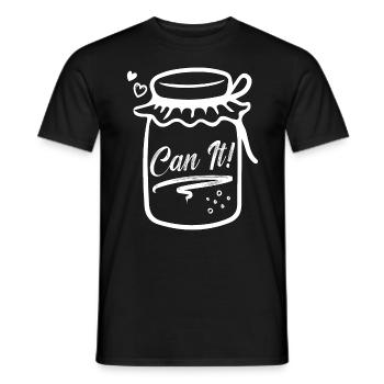Canning Can It Homesteader Conservation Food Canner - T-shirt homme - noir - Devant - AI Model Male 178 light (178cm)
