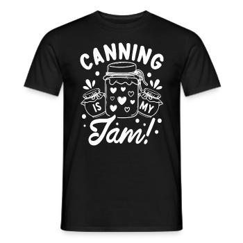 La mise en conserve est ma confiture Homesteader Conserve de préservation - T-shirt homme - noir - Devant - AI Model Male 178 light (178cm)
