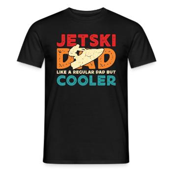 Jet Skiing Jetski Dad Like A Regular Water Sports - Männer T-Shirt - Schwarz - Vorne - AI Model Male 178 light (178cm)