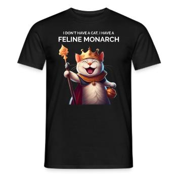 Drôle de maman chat - T-shirt homme - noir - Devant - AI Model Male 178 light (178cm)