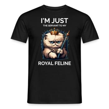 Fière maman chat - T-shirt homme - noir - Devant - AI Model Male 178 light (178cm)