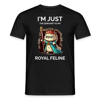 Cat Lady - Drôle - T-shirt homme - noir - Devant - AI Model Male 178 light (178cm)