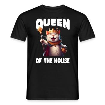 Stolzer Katzenbesitzer - Männer T-Shirt - Schwarz - Vorne - AI Model Male 178 light (178cm)