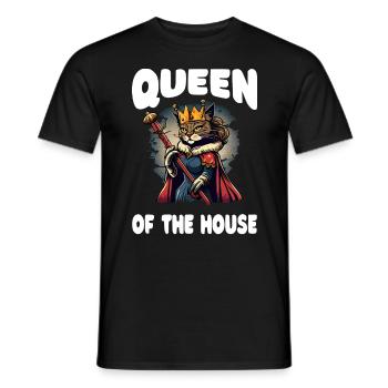 Lustiger Spruch stolzer Katzenbesitzer - Männer T-Shirt - Schwarz - Vorne - AI Model Male 178 light (178cm)