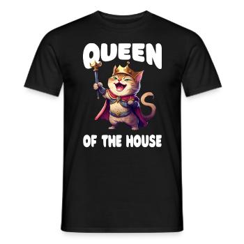 Proud Cat Mom - Men's T-Shirt - black - Front - AI Model Male 178 light (178cm)