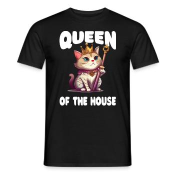 Fur Parents Kitten Cat Daddy Cat Mom - Men's T-Shirt - black - Front - AI Model Male 178 light (178cm)