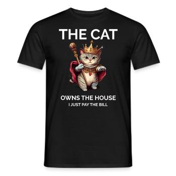 Katzeneltern sagen Kätzchen - Männer T-Shirt - Schwarz - Vorne - AI Model Male 178 light (178cm)