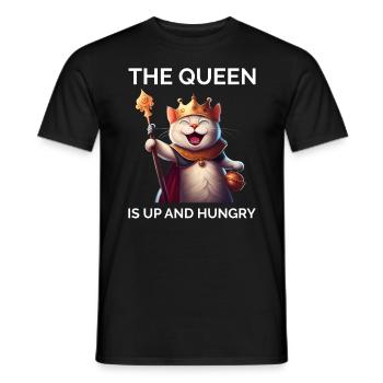 Drôle de chat disant Crazy Cat Lady - T-shirt homme - noir - Devant - AI Model Male 178 light (178cm)