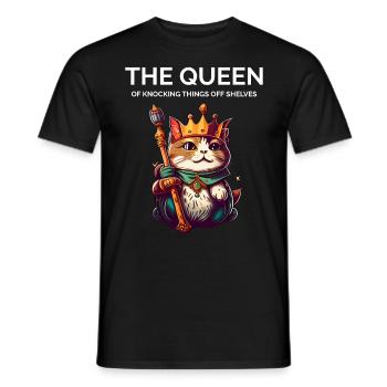 Lustiger Spruch stolzer Katzenbesitzer - Männer T-Shirt - Schwarz - Vorne - AI Model Male 178 light (178cm)