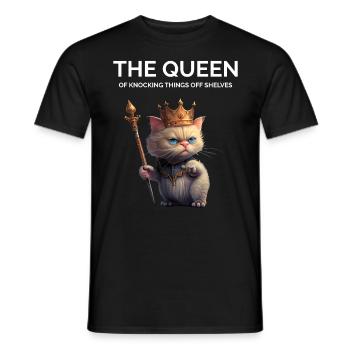 Stolze Katzenmutter - Männer T-Shirt - Schwarz - Vorne - AI Model Male 178 light (178cm)