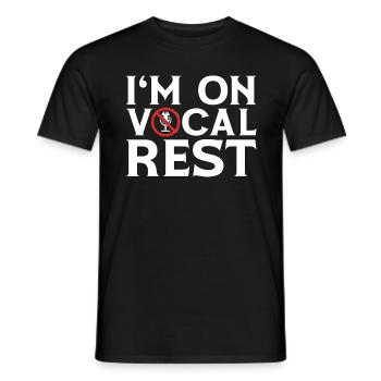 Musical Theatre I'm On Vocal Best Drama Broadway - Männer T-Shirt - Schwarz - Vorne - AI Model Male 178 light (178cm)