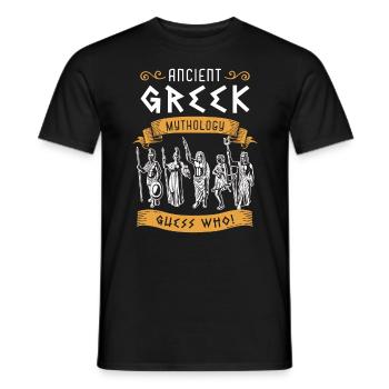 Greek Mythology Ancient Greek Mythology History - Männer T-Shirt - Schwarz - Vorne - AI Model Male 178 light (178cm)