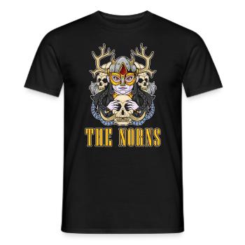 Norse Mythology The Norns Valkyrie Goddess Valknut - Männer T-Shirt - Schwarz - Vorne - AI Model Male 178 light (178cm)